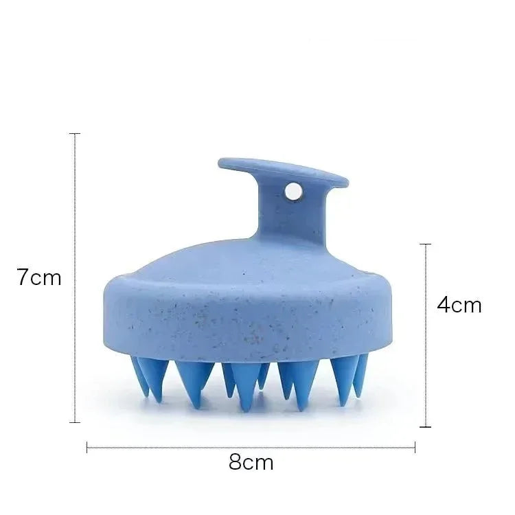 1pc Silicone Shampoo Brush Body Massage Brush Bath Shower Brush Salon Hairdressing Tool Scalp Massage Comb Hair Washing Comb