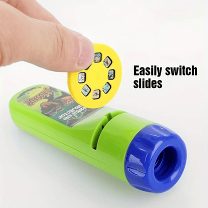 🦖 Dinosaur Projector Flashlight, Portable Dinosaur Projector Flashlight, Night Light Technology Toy For Christmas Gift